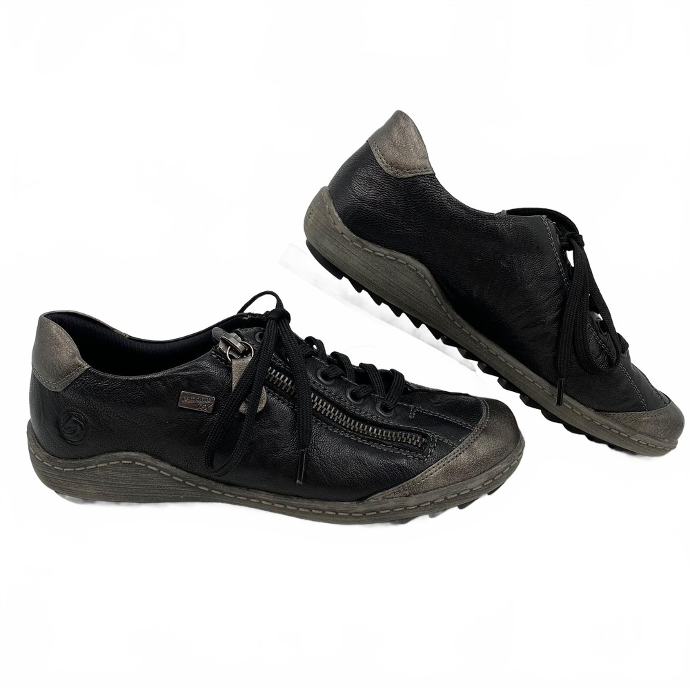 Remonte Black Silver Sneakers | Womens 36EU